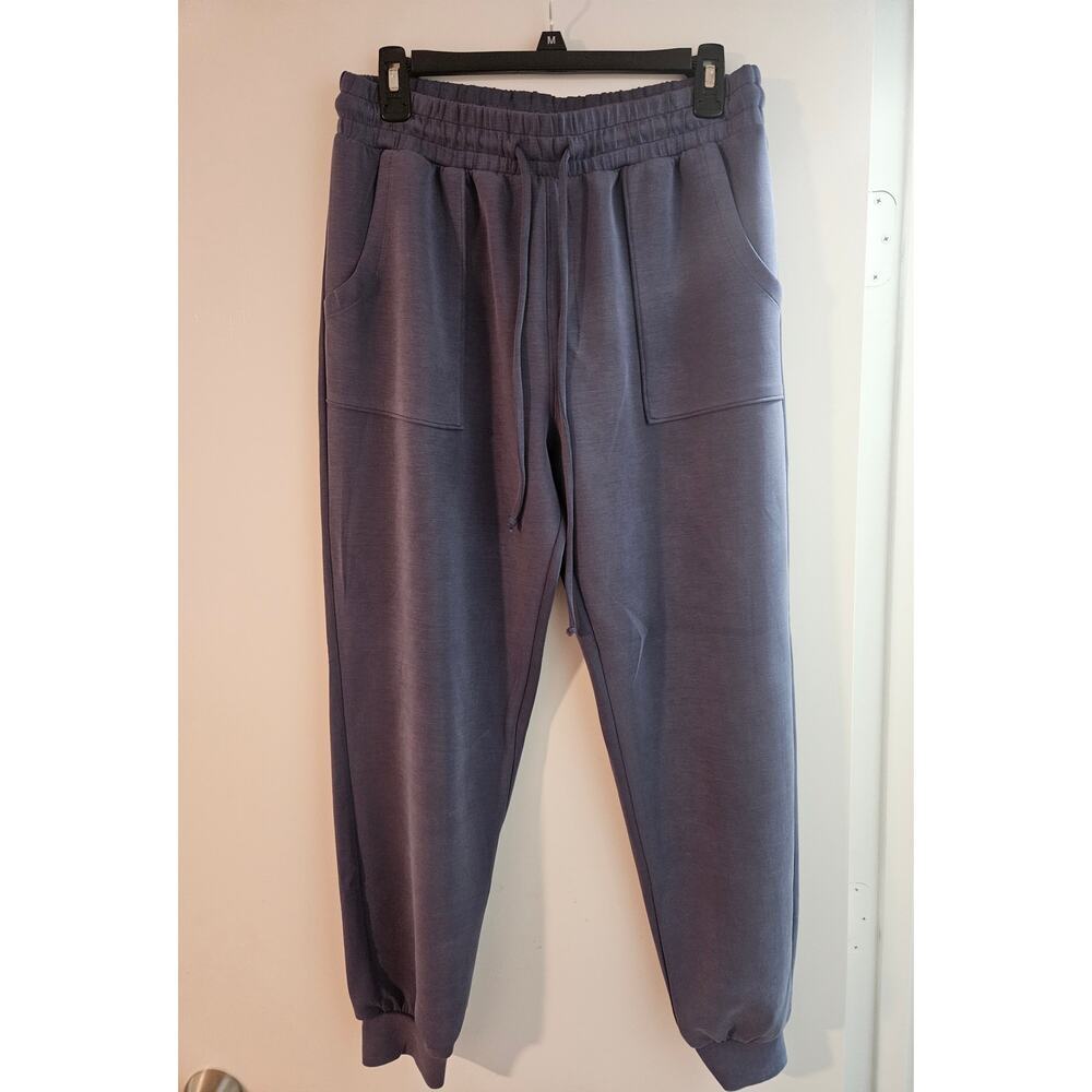 NWT $88 Thrive Société Patch Pocket Joggers In Indigo Size M - Picture 3 of 8